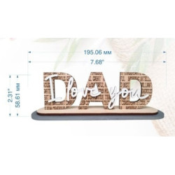 Personalized Father's Day Wooden Sign | Custom Dad & Grandpa Gift