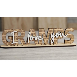 Personalized Father's Day Wooden Sign | Custom Dad & Grandpa Gift