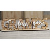 Personalized Father's Day Wooden Sign | Custom Dad & Grandpa Gift