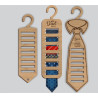 Unique Father's Day Gift: Wooden Tie Hanger & Closet Organizer