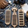 Unique Father's Day Gift: Wooden Tie Hanger & Closet Organizer