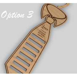 Unique Father's Day Gift: Wooden Tie Hanger & Closet Organizer