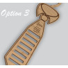 Unique Father's Day Gift: Wooden Tie Hanger & Closet Organizer