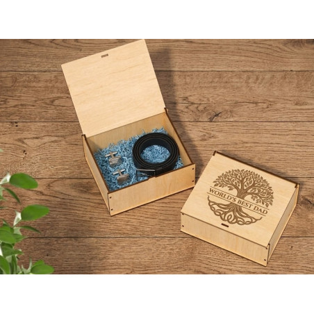 Personalized Father's Day Wooden Gift Box | Custom Engraved Keepsake