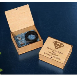 Personalized Father's Day Wooden Gift Box | Custom Engraved Keepsake