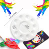 Paint & Sip Acrylic Mixing Palette | Reusable 10-Well