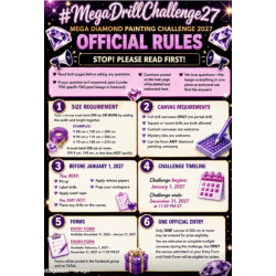 Custom 120x200cm Diamond Painting Kit | Mega Challenge Special