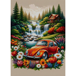 Custom 90x125cm Diamond Painting Kit | Mega Challenge Special