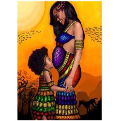 African lady pregnant