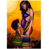 African lady pregnant