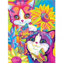 Cats and sunflowers