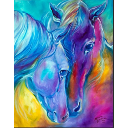 Colourful Horses