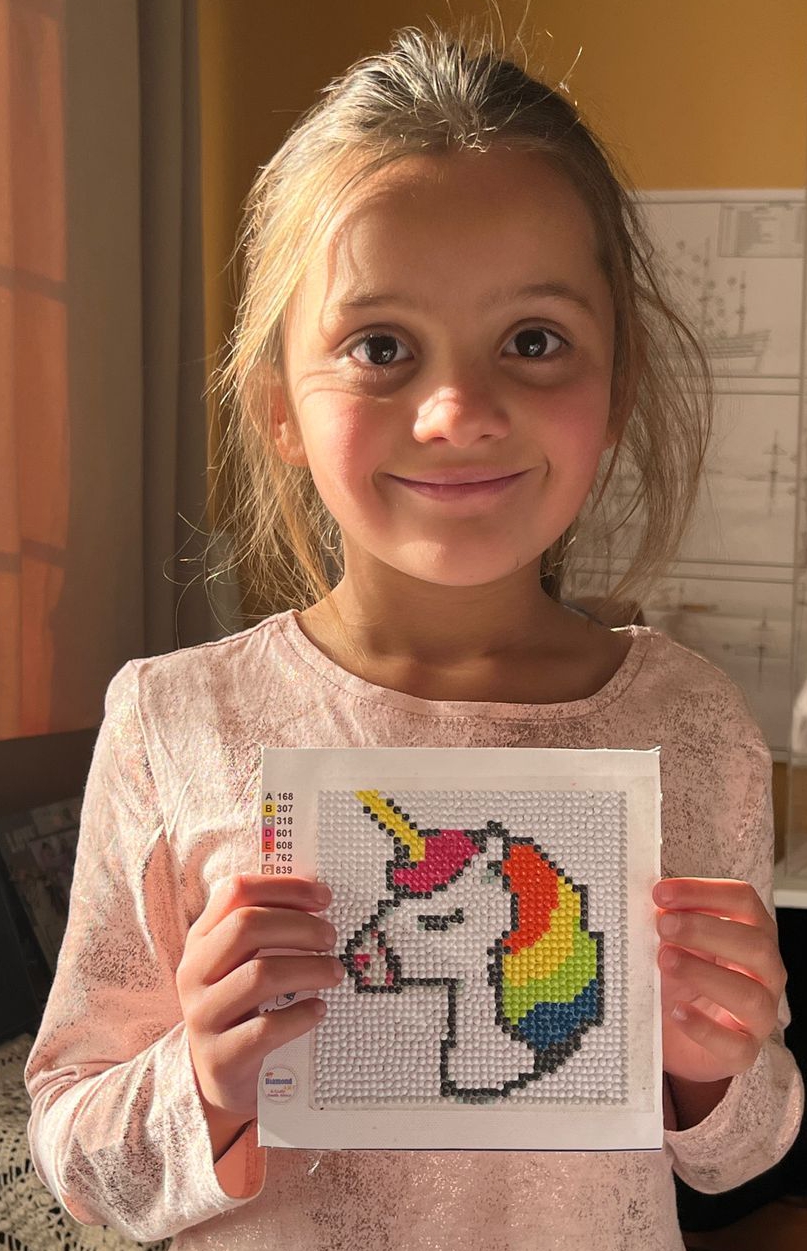 Small diamond art Painting for kids